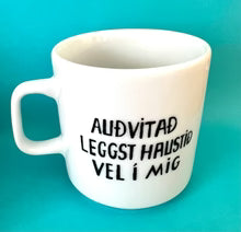 Auðvitað leggst haustið vel í mig - bolli