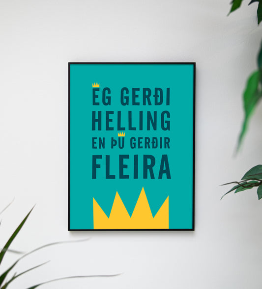 Ég gerði helling en þú gerðir fleira - Tipp topp