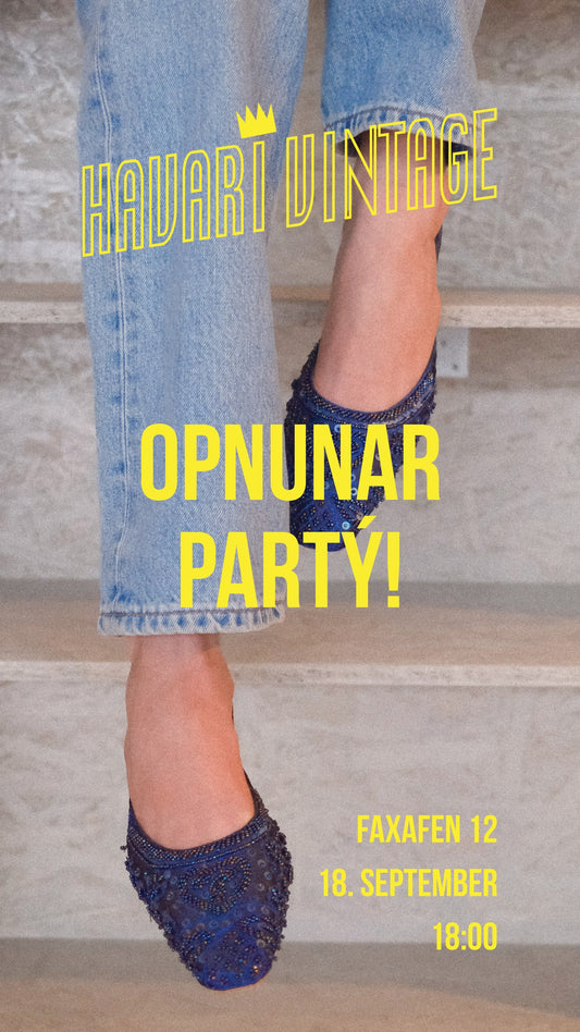 Havarí Vintage - opnunarpartí