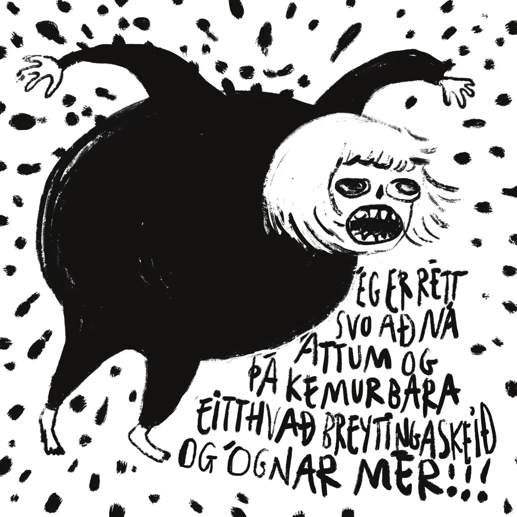 Lóaboratíum - innrammað prent