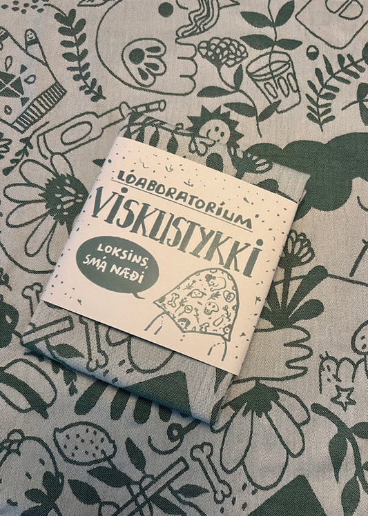 Viskustykki eftir Lóu Hjálmtýsdóttur - græn