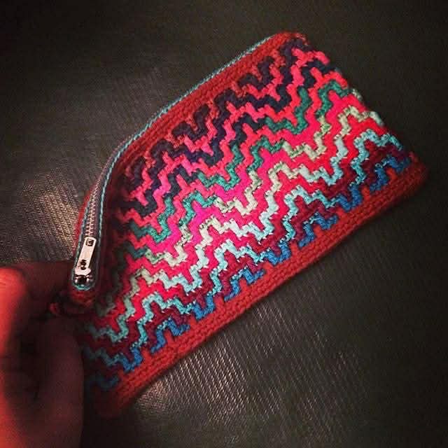 Tinna Hekl kennir buddugerð með mósaíkmunstri