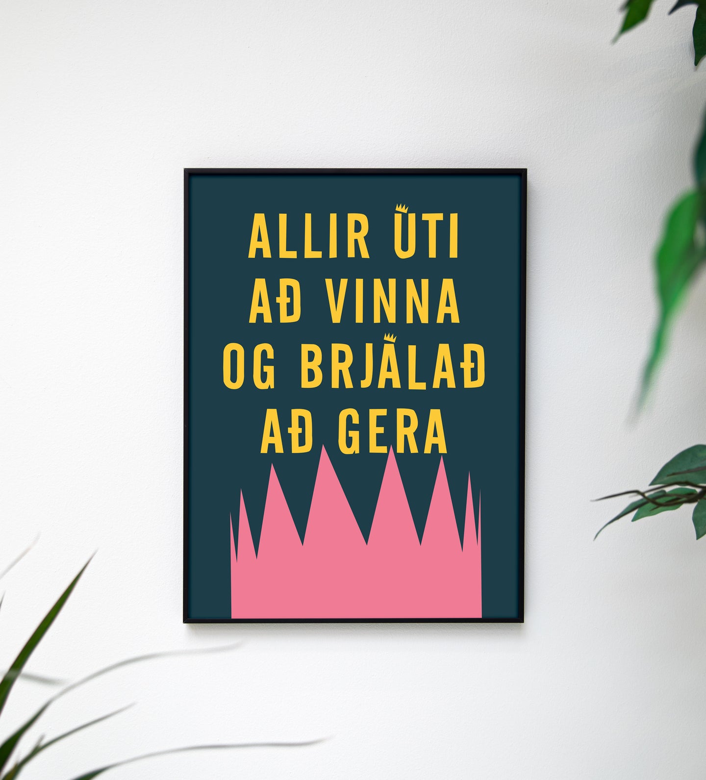 Allir úti að vinna og brjálað að gera