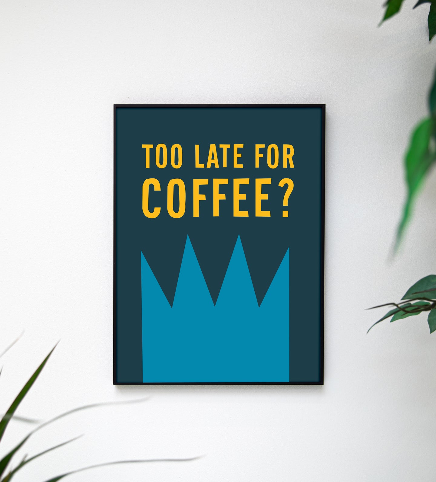 Too late for coffee?